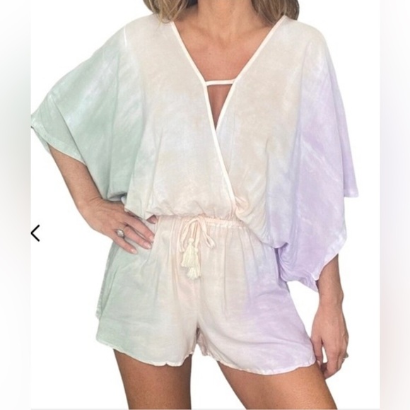 NWT Surf Gypsy Tie Dye Romper - Picture 6 of 7